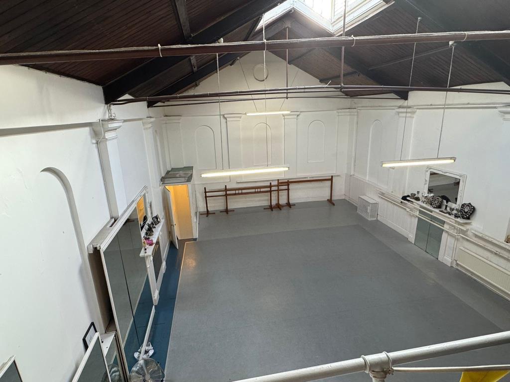 Lot: 96 - FORMER CHURCH CURRENTLY IN USE AS A DANCE STUDIO - View from the mezzanine